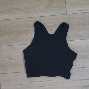 Athleta Black Crop Top Size S